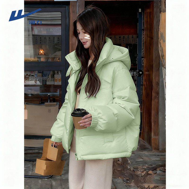 【回力】棉服女款2025新款爆款冬季加厚宽松保暖百搭连帽面包服棉袄