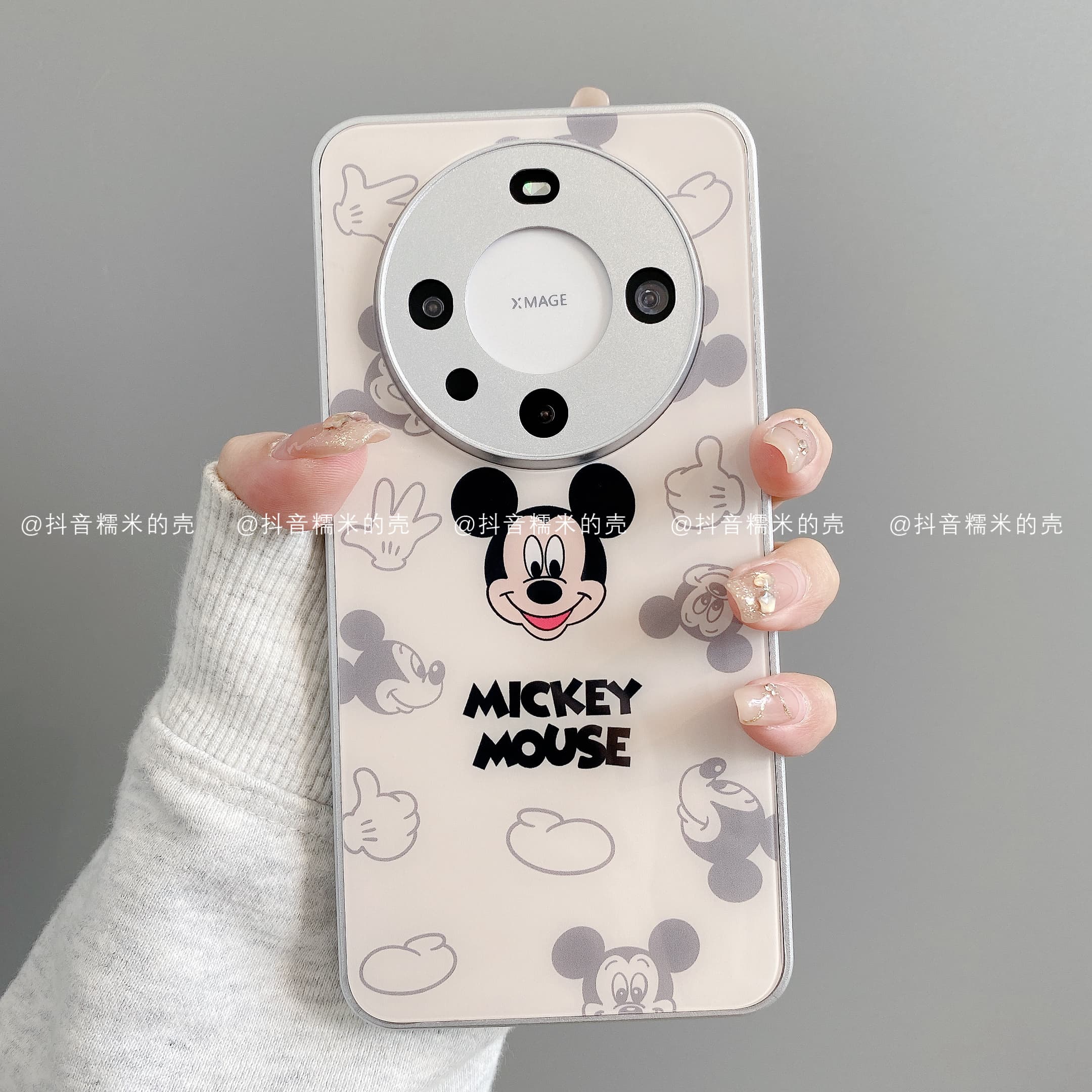 金属玻璃适用华为mate70pro/60/50/40/30苹果16pro小米手机壳米奇