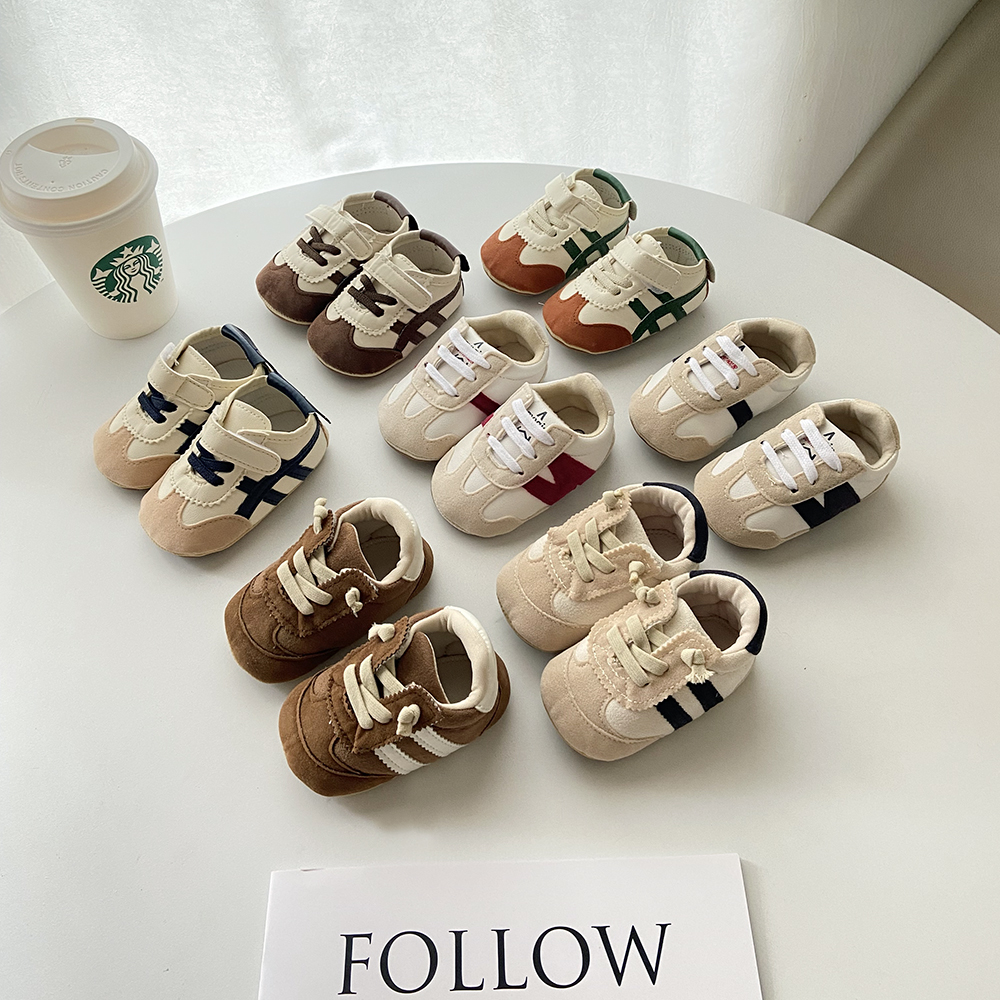 婴儿鞋子春秋款男女童0-1岁3-6-12个月宝宝鞋软底运动防滑学步鞋