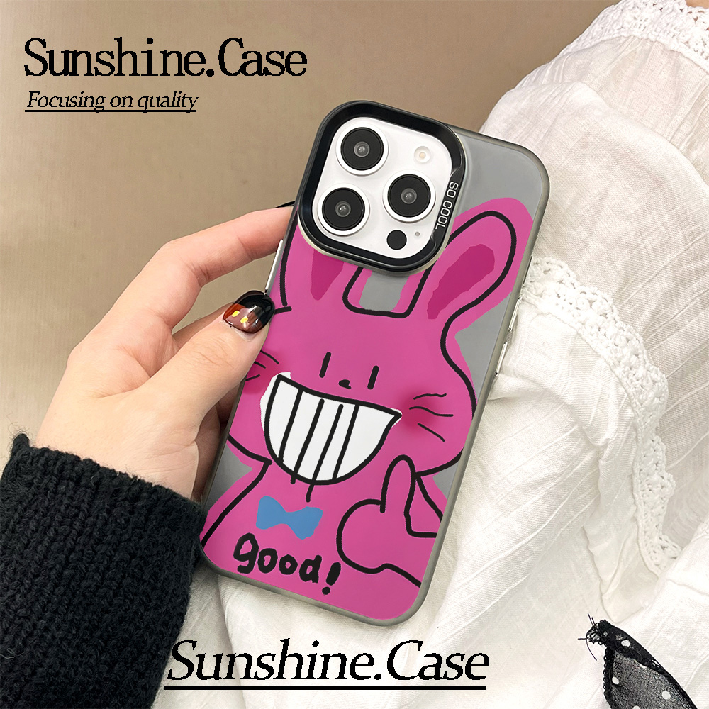 【彩银】点赞兔兔适用于苹果17promax华为vivo小米oppo防摔手机壳