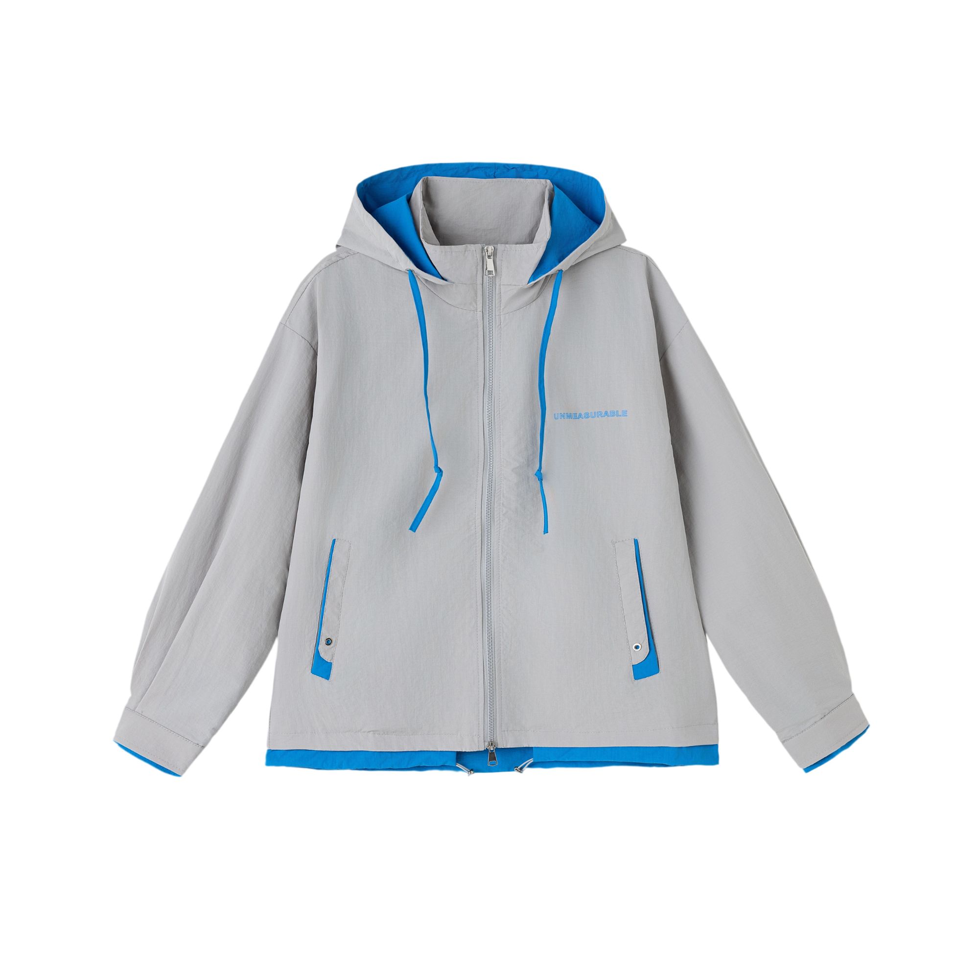 美式休闲男女连帽春秋季防风收腰夹克春秋潮流百搭极简风情侣外套