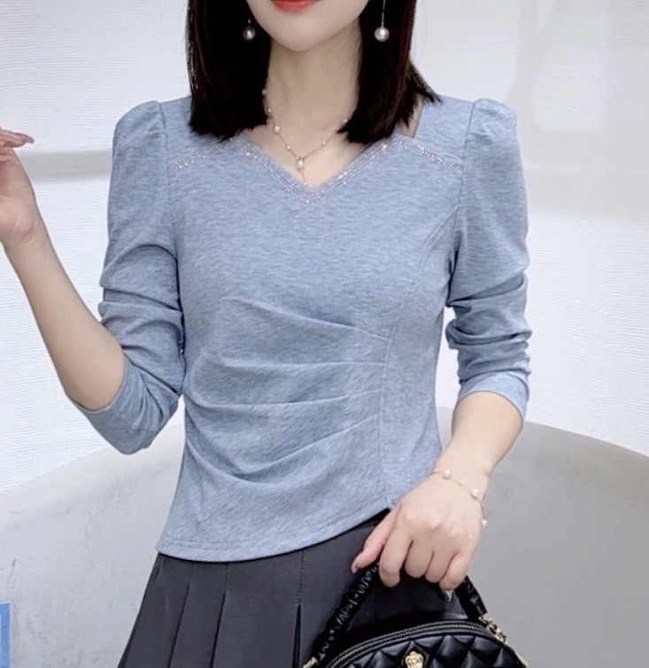 夏季新款时尚短袖气质减龄小众上衣2025百搭轻职风洋气女打底T恤