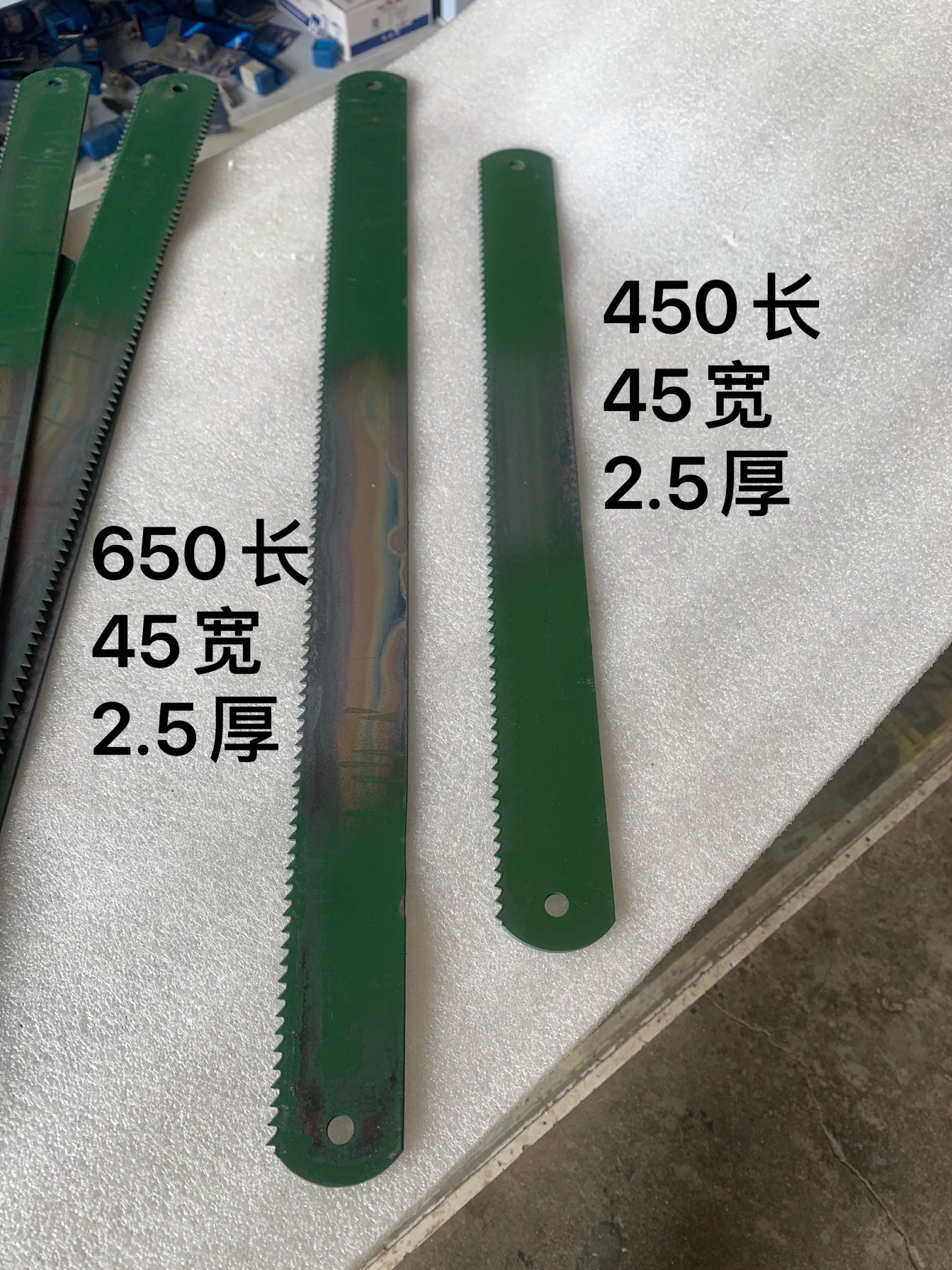 锋钢锯条加厚加宽加长可做扁铲修磨刀片铲刀嫁接刀