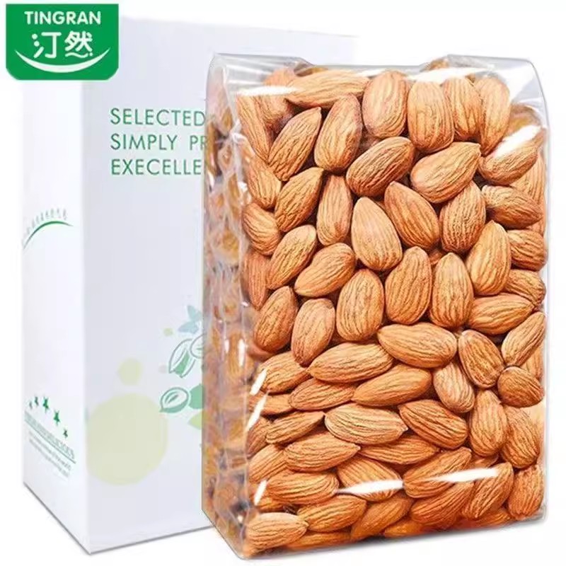 汀然原味巴旦木仁品质严选新货杏仁烘焙香脆扁桃仁坚果孕妇零食