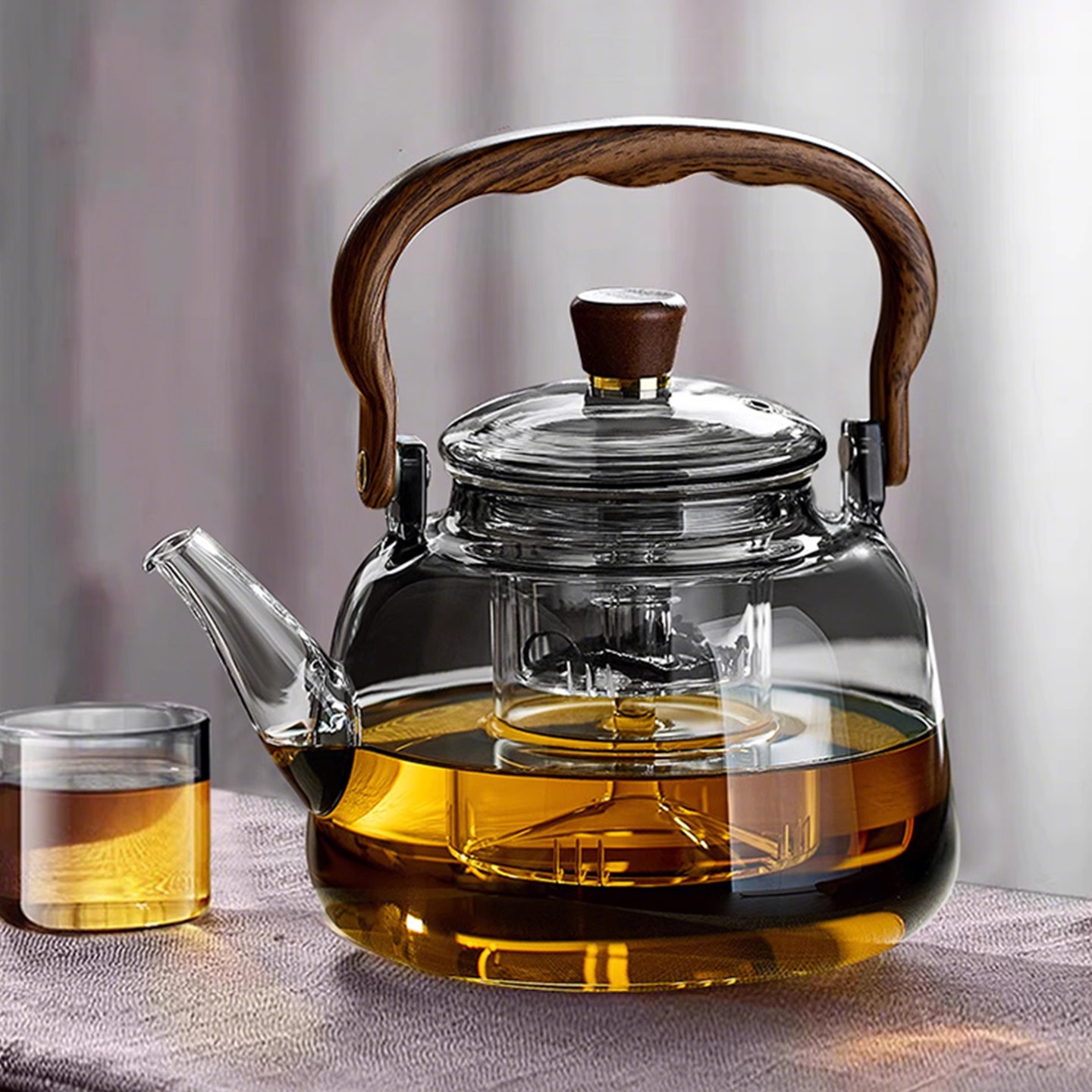 煮茶壶茶玻璃煮茶壶加厚2025新款泡茶壶家用电陶炉专用烧水壶茶具