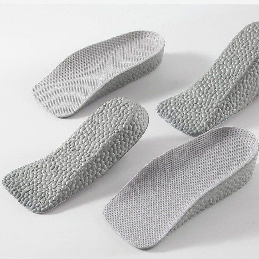 增高鞋垫女不累脚隐形内增高鞋垫冬季加绒半垫增高垫足弓支撑女款