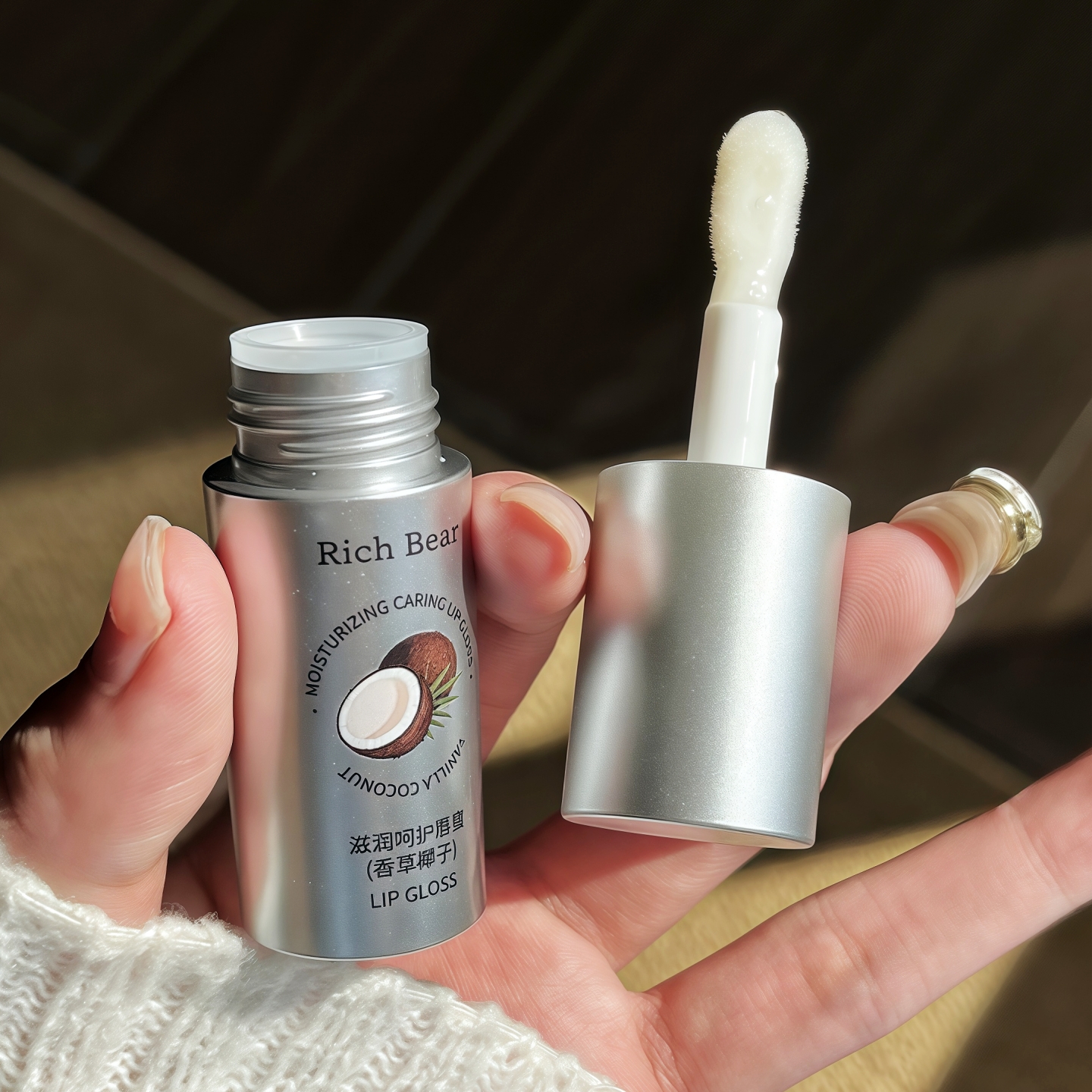 冷门但好用死了！！香草椰子维生素E润唇膏补水保湿滋润护唇油蜜女