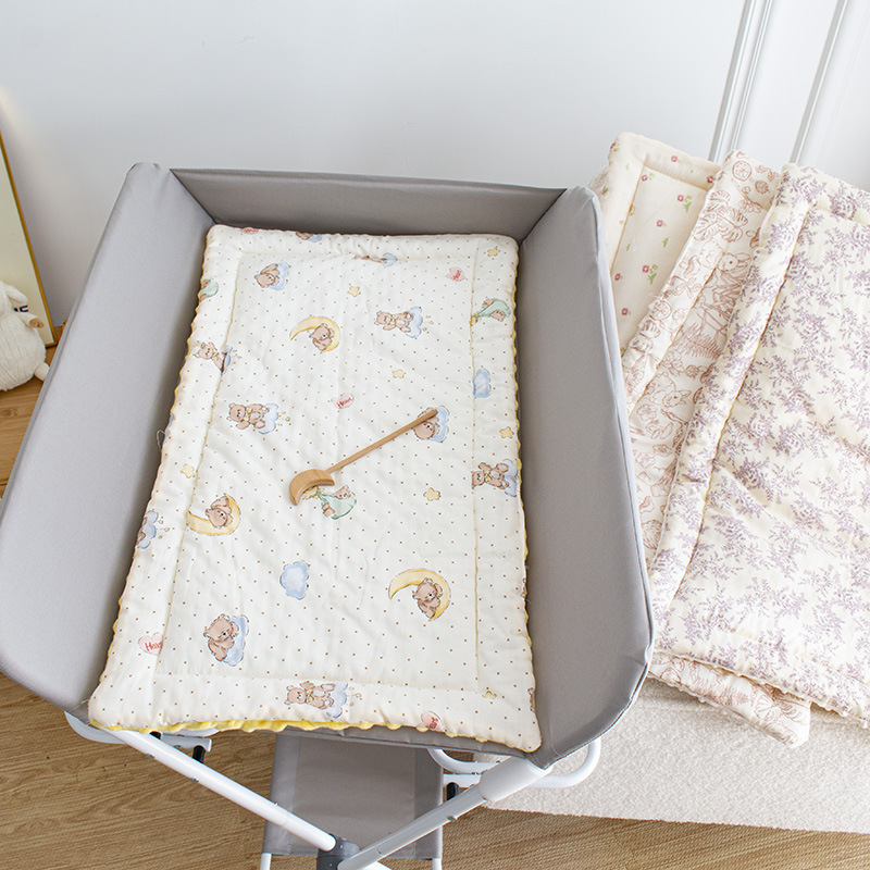婴幼儿尿布台护理垫子新生褥子纯棉尿布台配件宝宝换衣台睡垫加厚