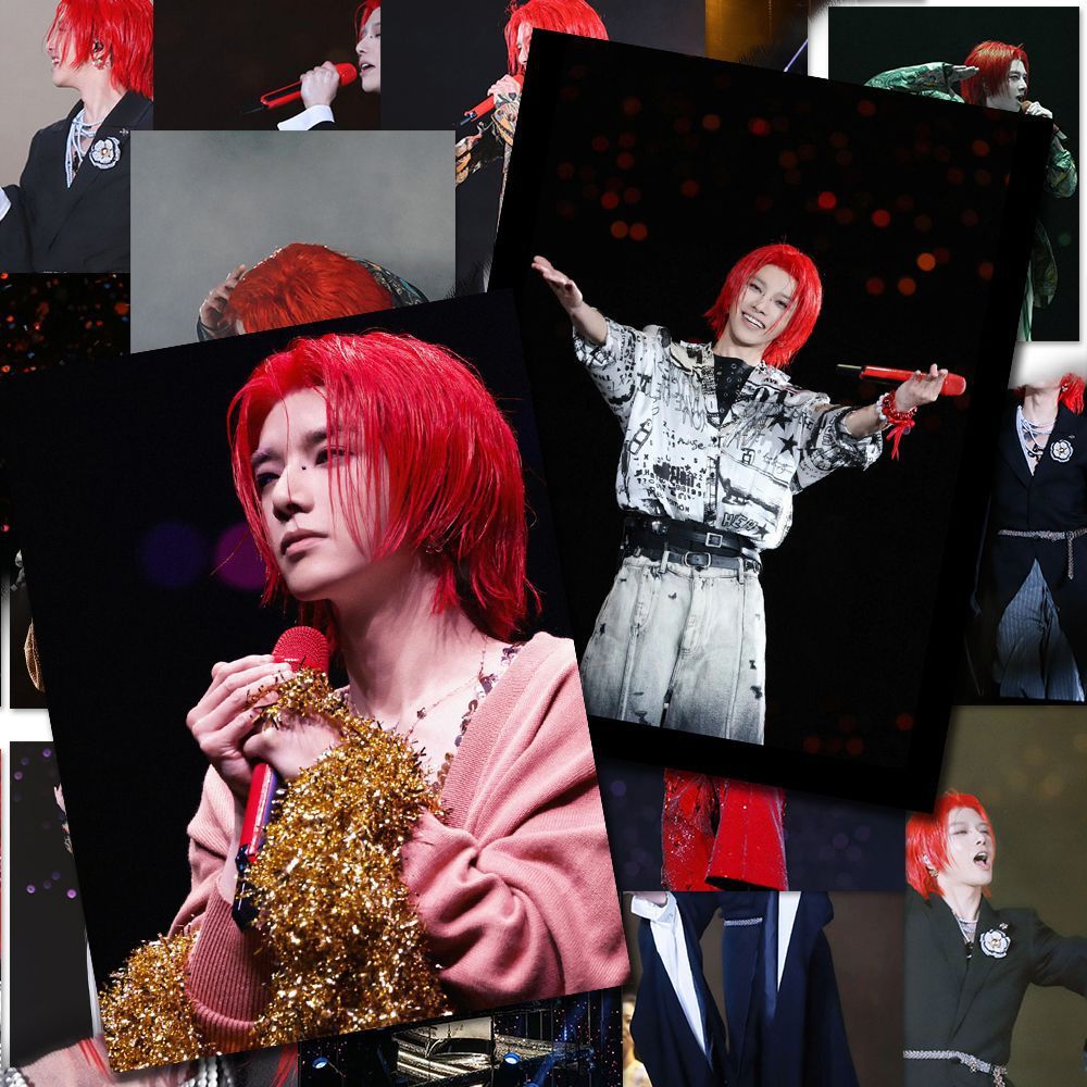 160张花花贴纸华晨宇高颜值福州站演唱会神图明星周边创意贴画diy