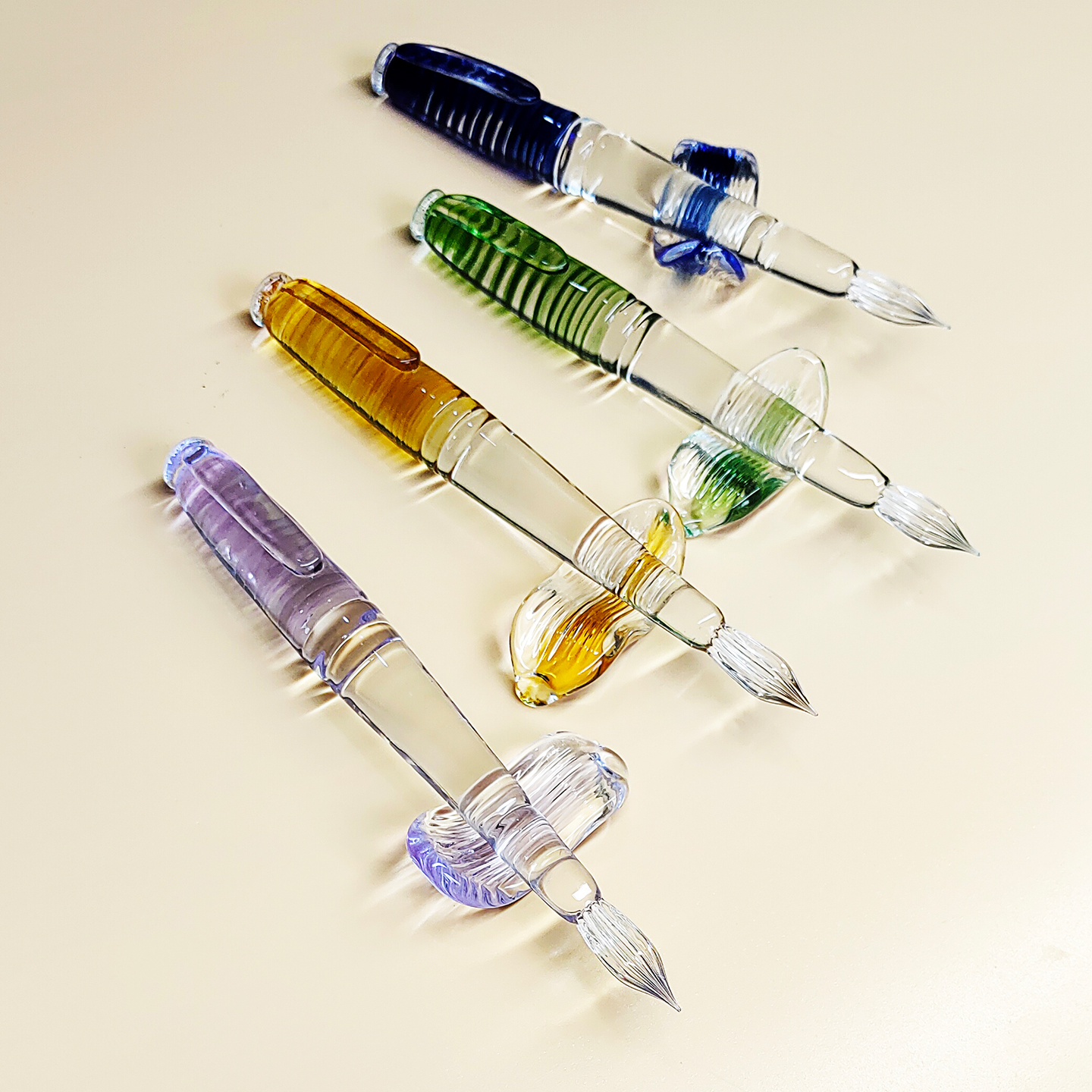 末匠MAJOHN追光悦色水晶玻璃蘸水笔彩墨达人手帐绘画勾线DIY创作