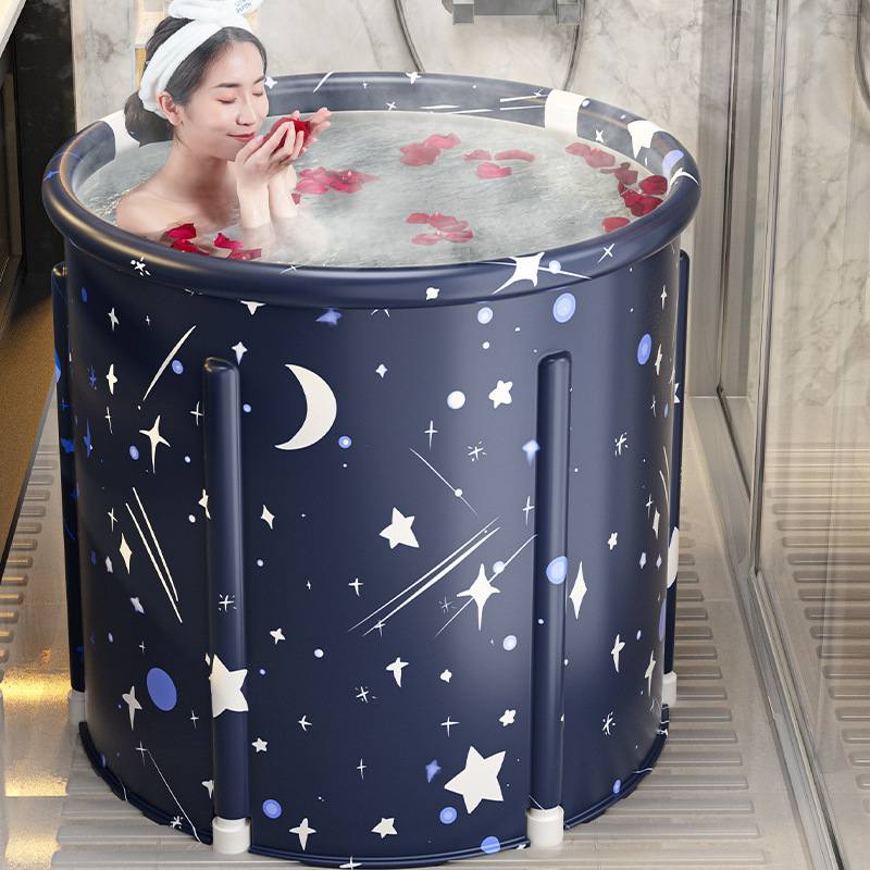 泡澡桶大人折叠加热沐浴洗澡桶家用坐浴盆全身浴桶浴缸成人神器