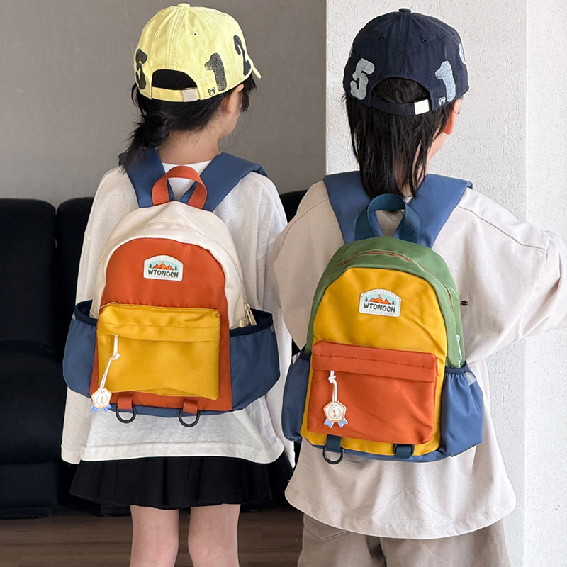 2025新款儿童双肩包轻便研学休闲小书包幼儿园男女孩户外出游背包