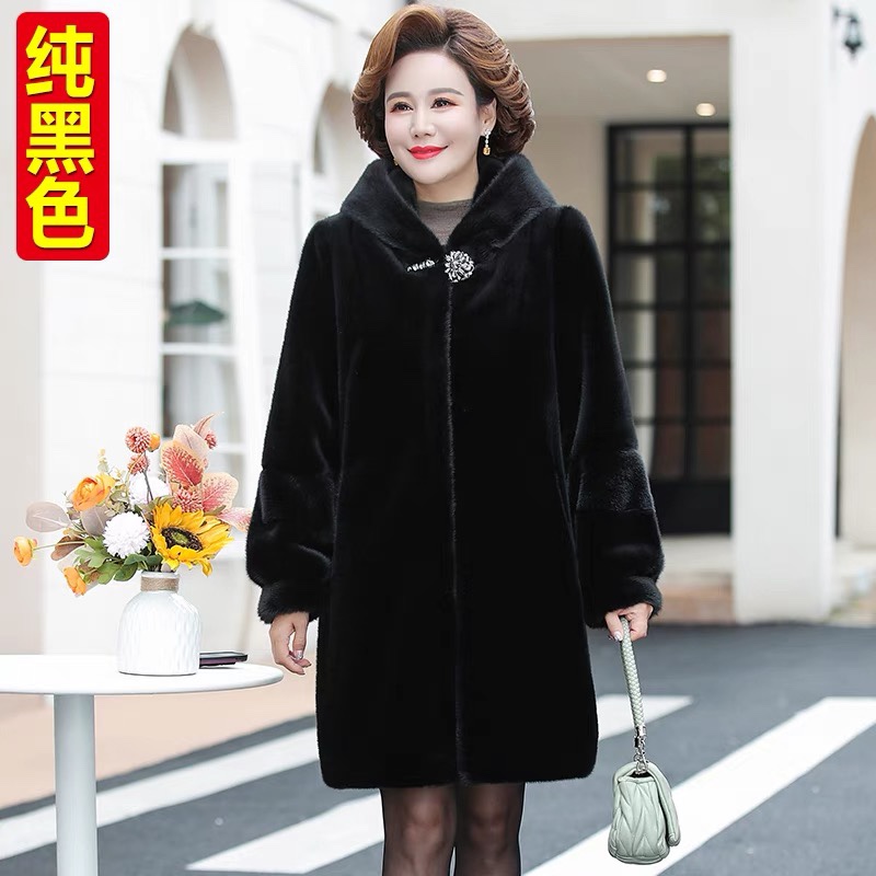 中长款时尚宽松型单件2025年夏季加厚款开衫外套