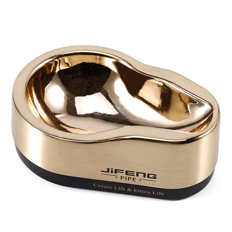 合金金色银色烟斗斗托