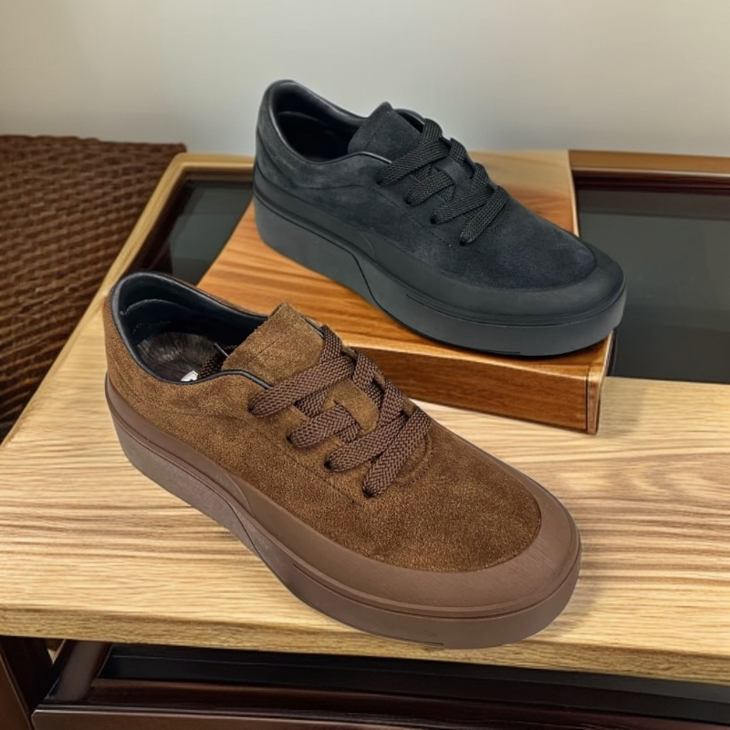 广州秋季新款磨砂牛皮男鞋！