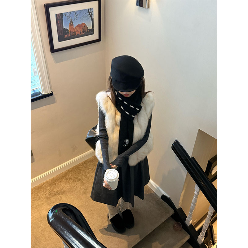 2025韩版设计感通勤时尚修身显瘦内搭宽松外套上衣气质高腰半身裙