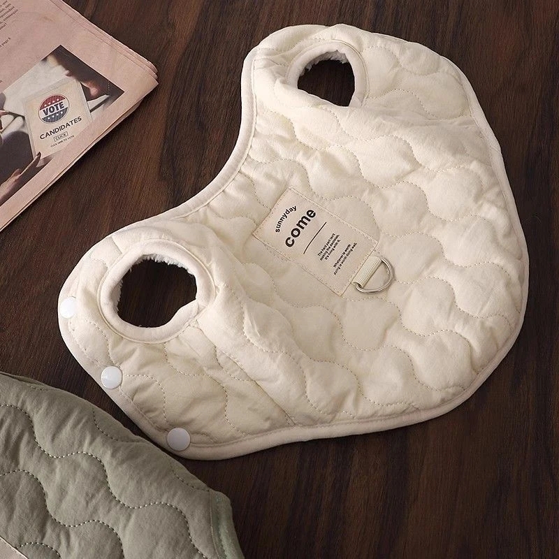 狗狗马甲秋冬款耐脏衣服冬季加厚中小型犬可爱猫咪泰迪比熊牵引扣