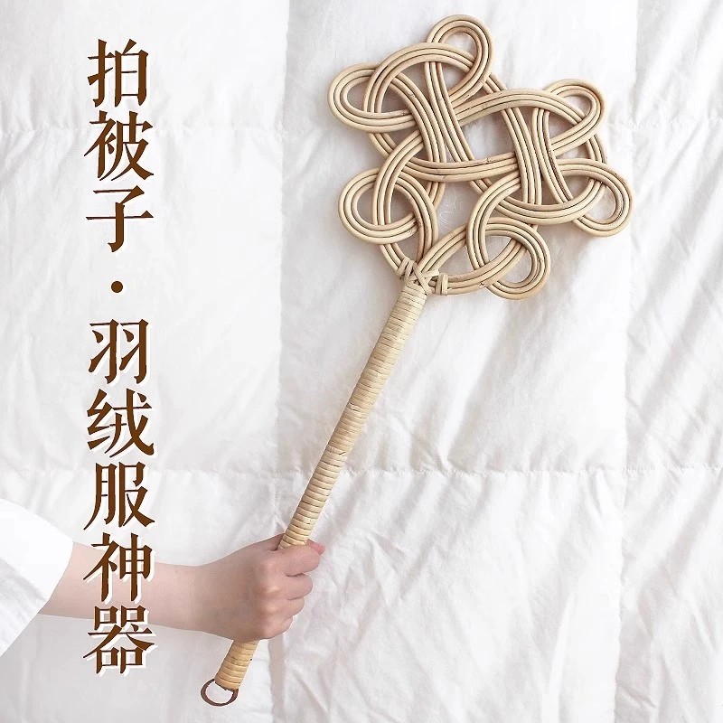 藤编被子拍打器的工具拍子被褥除尘掸晒被子长款棉被手工编织蓬松