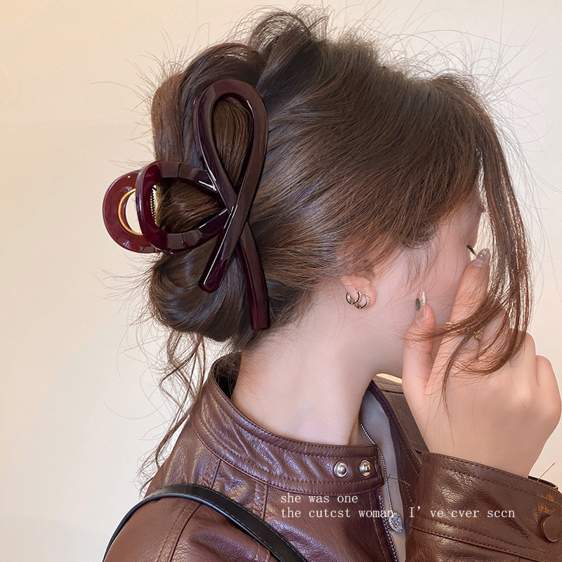 高质量~抓夹高级感早春鲨鱼夹大号女发夹后脑勺2025新款发饰头发