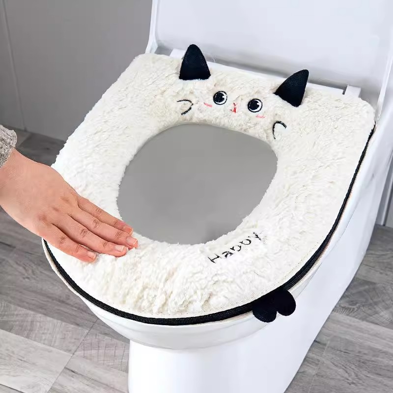 马桶垫四季通用防水2025新款高弹四季通用粘贴式马桶坐垫加厚款