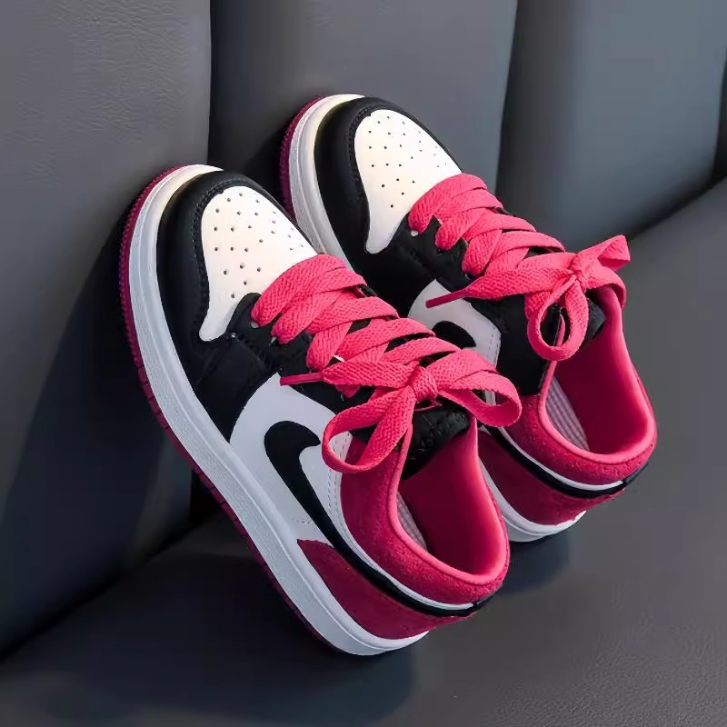 官网高帮加绒棉鞋2025女童红粉鸳鸯鞋儿童运动鞋男童板鞋潮休闲鞋