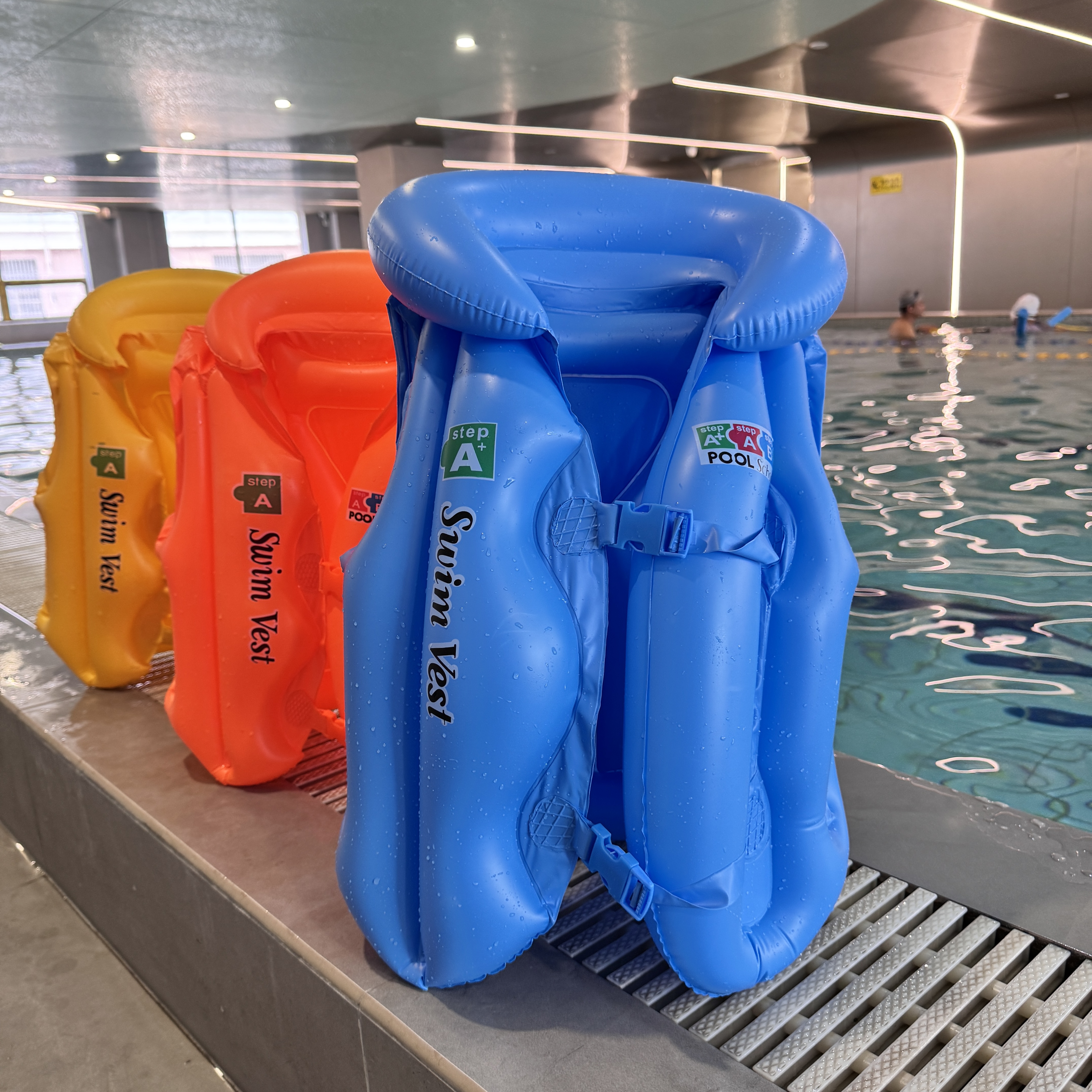 儿童游泳圈充气浮力背心小孩宝宝浮圈防侧翻学游泳装备男女臂圈