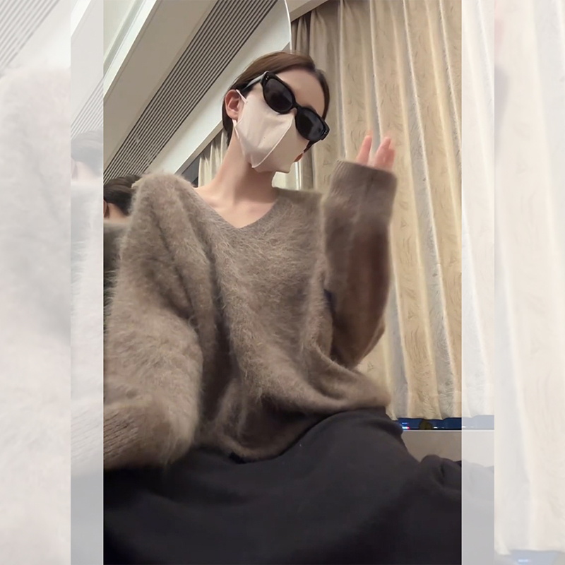 韩系时尚百搭气质衣服网红休闲女装软糯打底毛衣女秋冬内搭针织衫