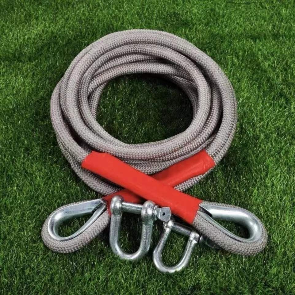 汽车拖车绳越野绳20吨30吨防冲断救援牵引绳加粗耐用拖车绳拉车绳