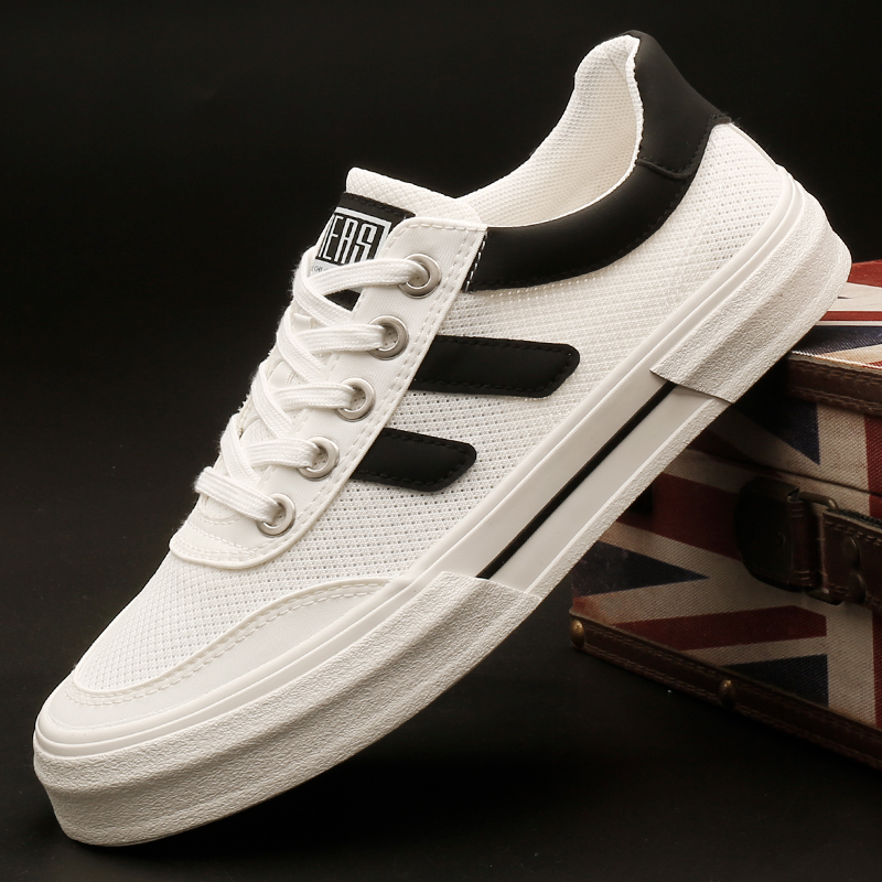 25609 夏季新款网面鞋低帮百搭小白鞋薄款透气潮鞋韩版时尚板鞋