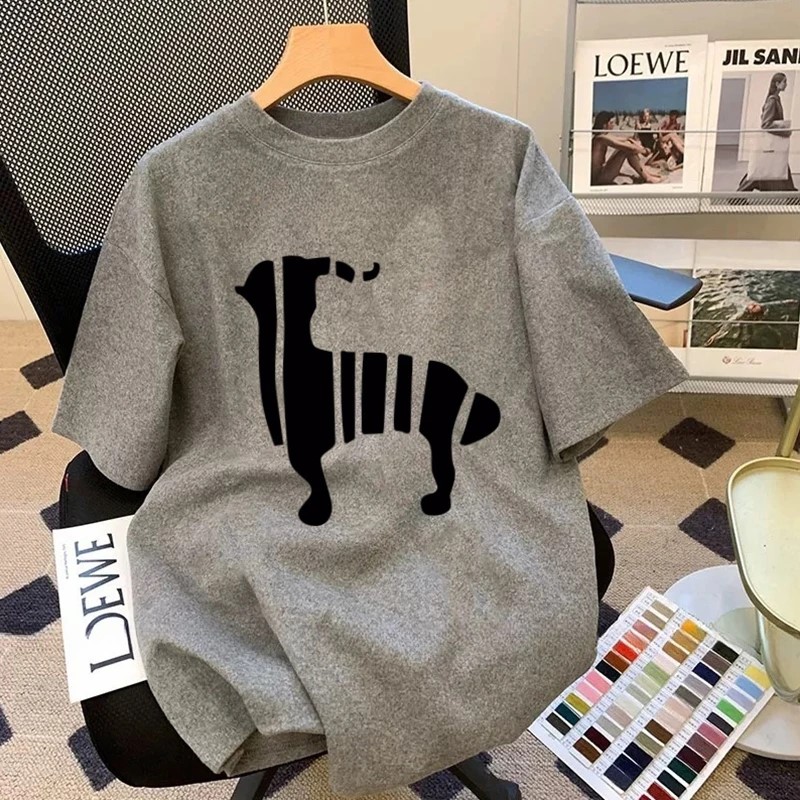 胖妹妹240斤大码休闲宽松纯棉短袖上衣女早春秋内搭单穿半袖T恤衫