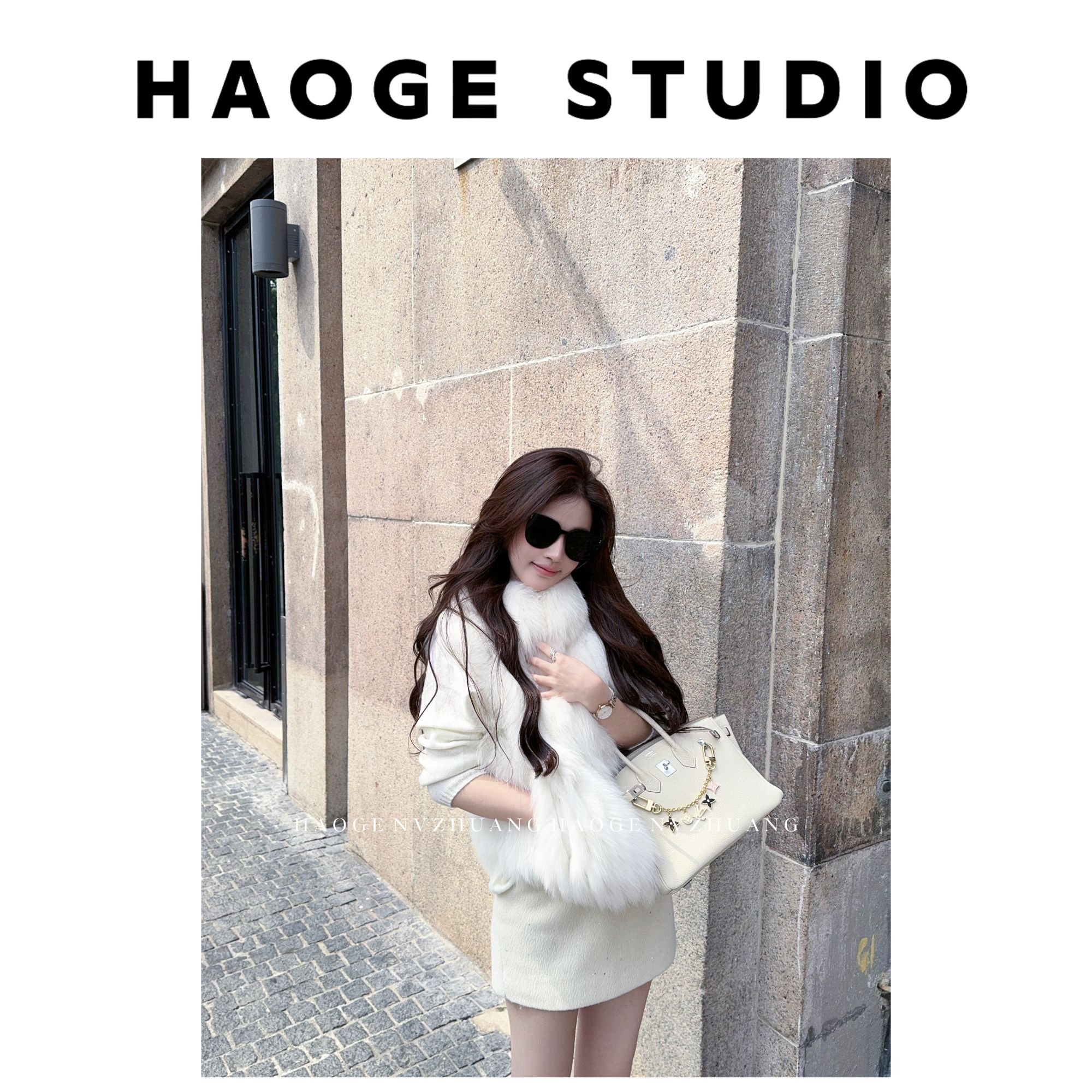 浩哥严选●沪上千金HGQ5PC2850A狐狸毛皮草预轻奢保暖简短款秋冬