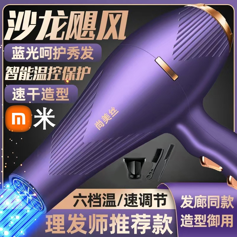 米家家用学生宿舍大风力吹风机蓝光恒温不伤发速干静音秒定型