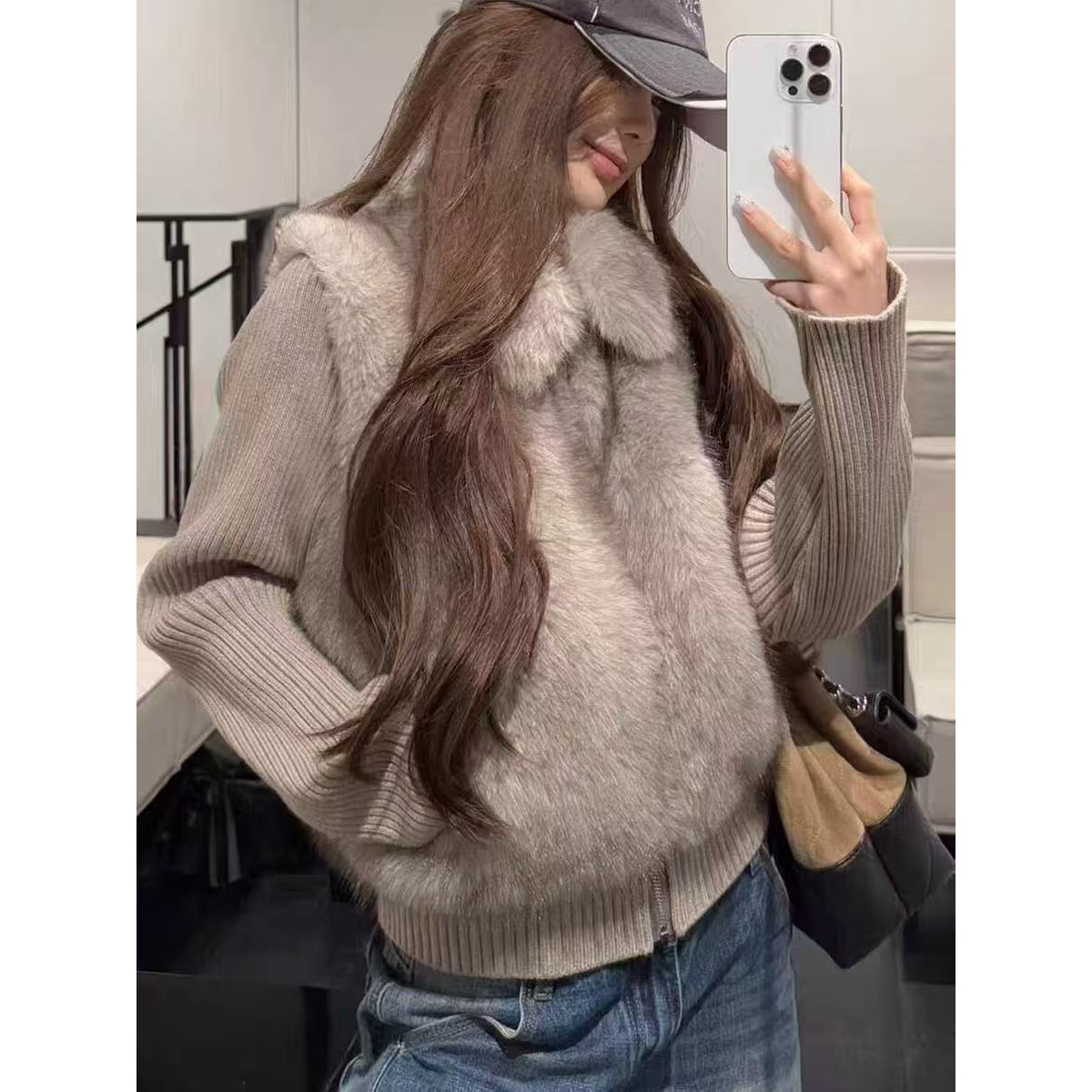 外套冬季时尚短款高领女秋冬厚款翻领短外套