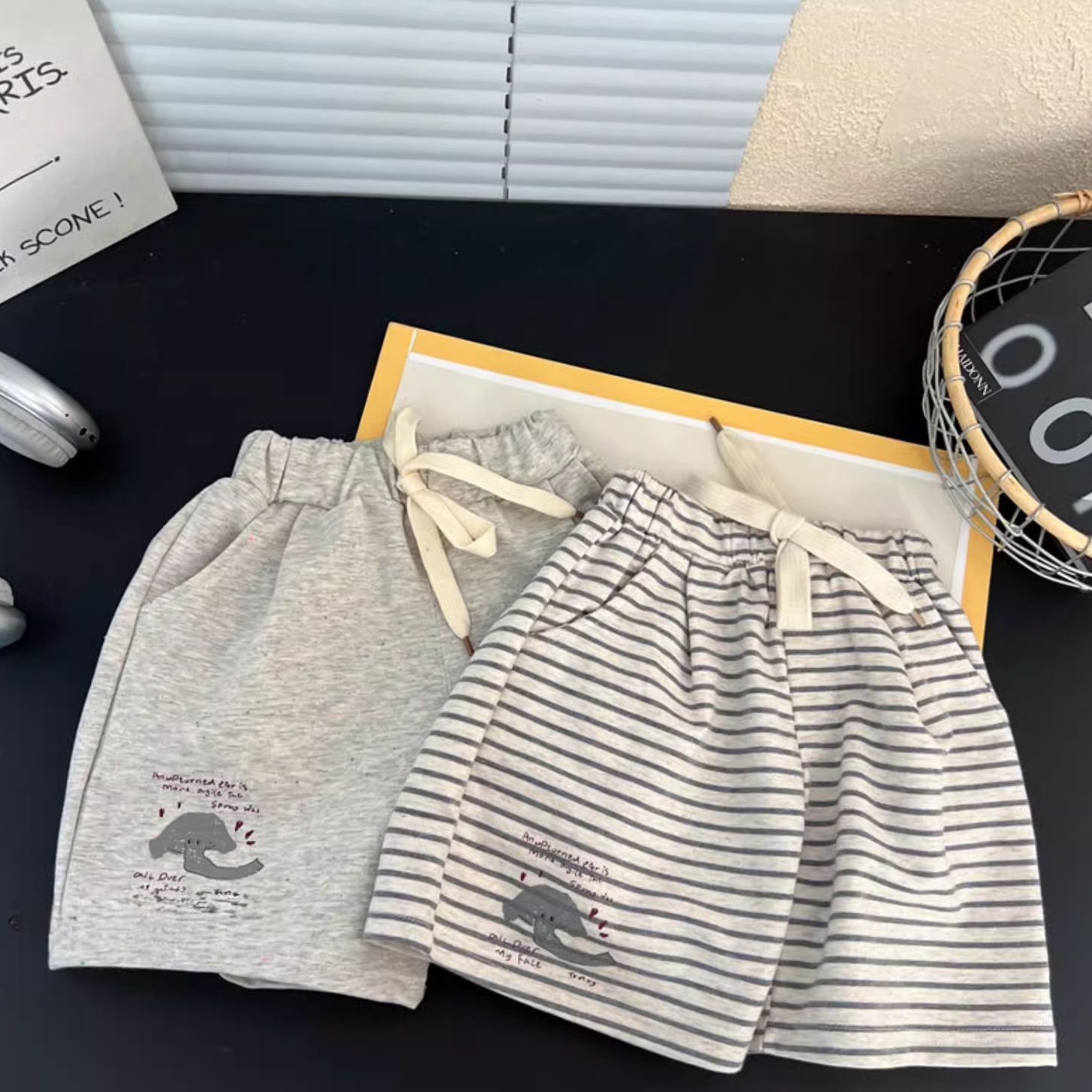 品质现货【断码】儿童五分裤2025新款夏季男女宝宝洋气卡通中裤中小