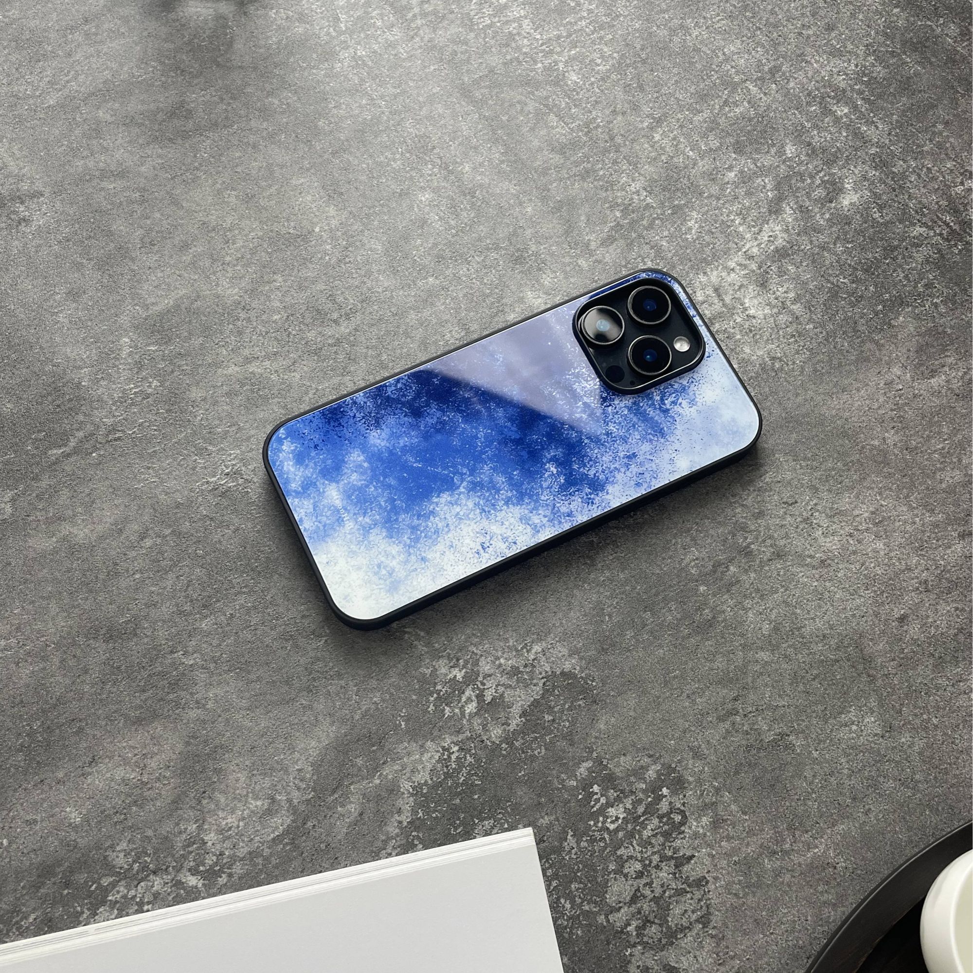 《绀宇烟波》新中式适用于16promax苹果手机壳15promax高级感手机壳