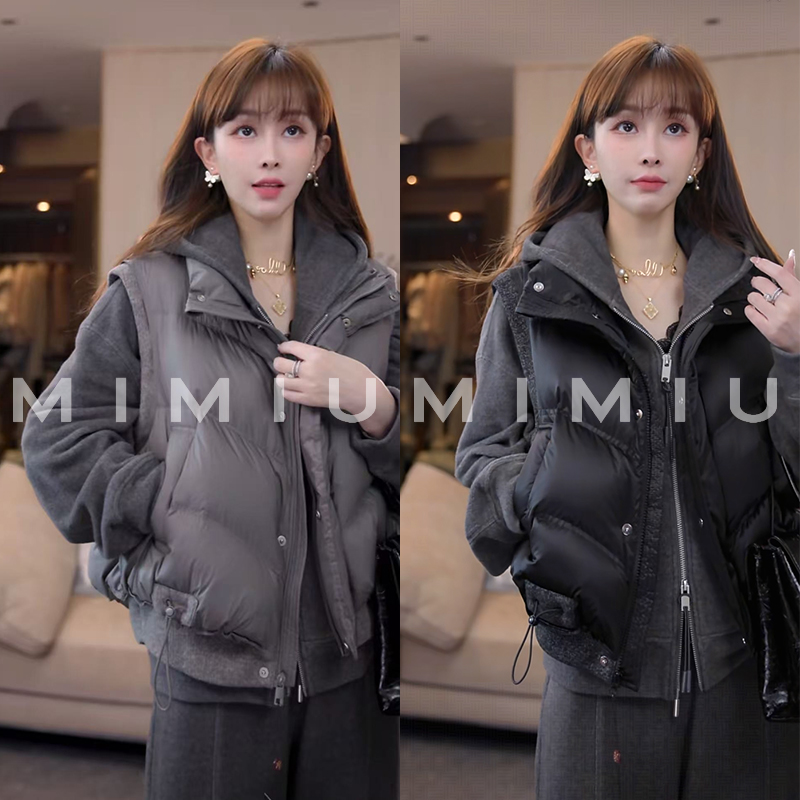 【mimius】U 可溯源三星安心羽绒简约休闲百搭羽绒马甲 G10093