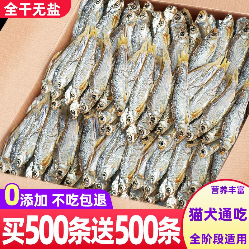 猫咪零食小鱼干宠物无盐成幼猫增肥发腮补钙磨牙多春鱼冻干猫零食