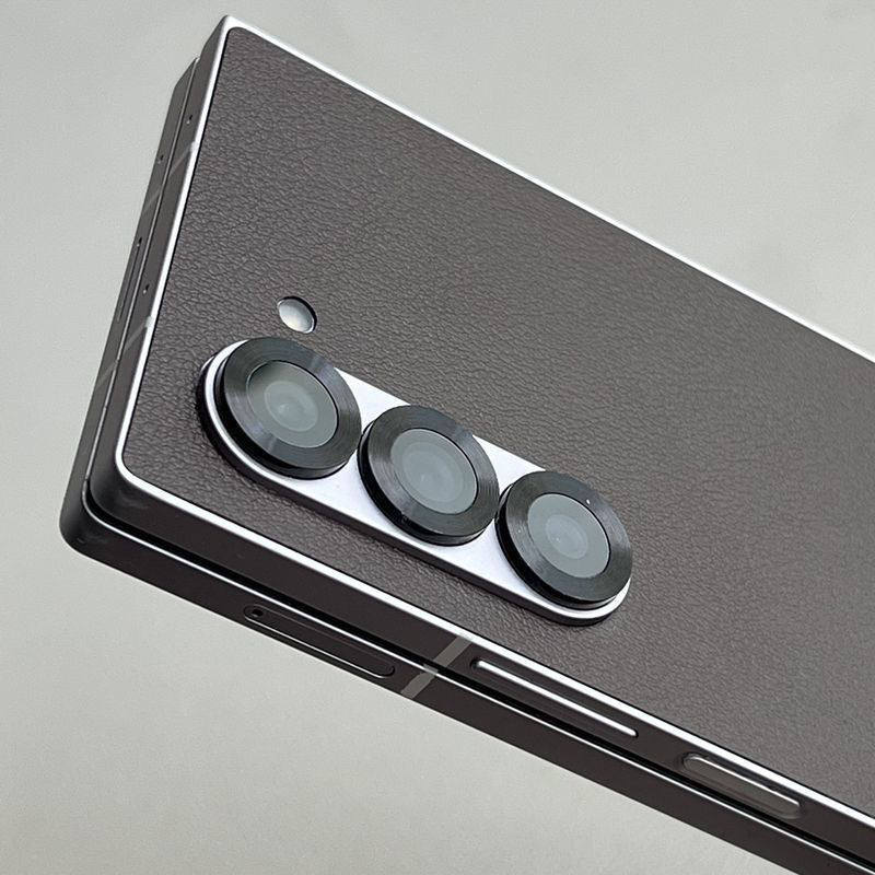 三星W26素皮后膜W25定制切割背膜Fold7手机保护背膜W24皮纹后膜