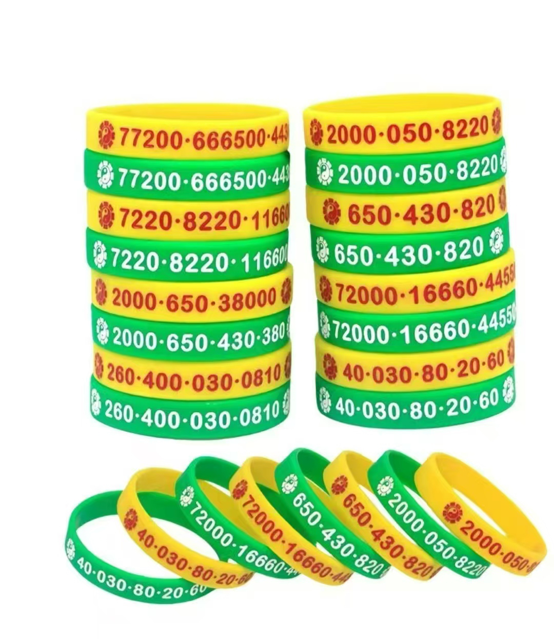 儿童五彩能量手工弹力金色时尚手环儿童手环彩色