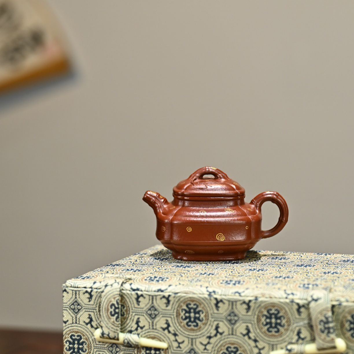 小竹鼓·全手工  120cc大拍陶手雷罡作品（师承范伟群）