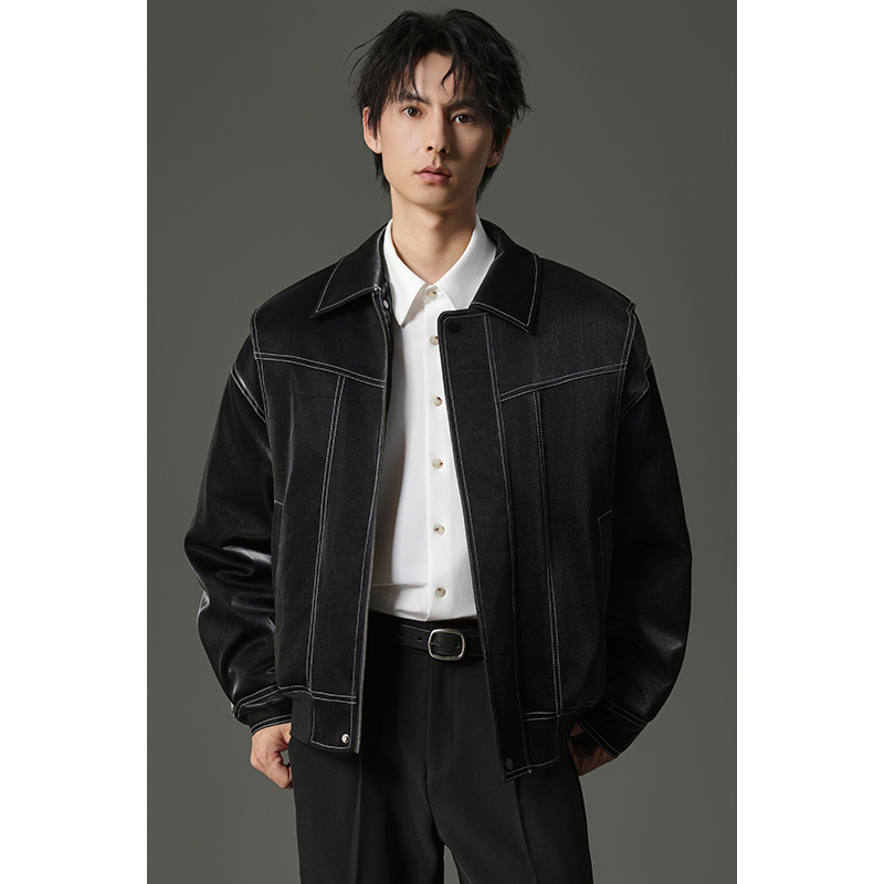 【新款多款式男装夹克】春秋冬男士百搭帅气宽松时尚休闲短款外套