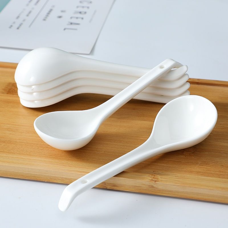 家用汤勺拉面碗勺面杯勺餐厅汤匙大号勺子甜品长柄搅拌勺麻辣烫