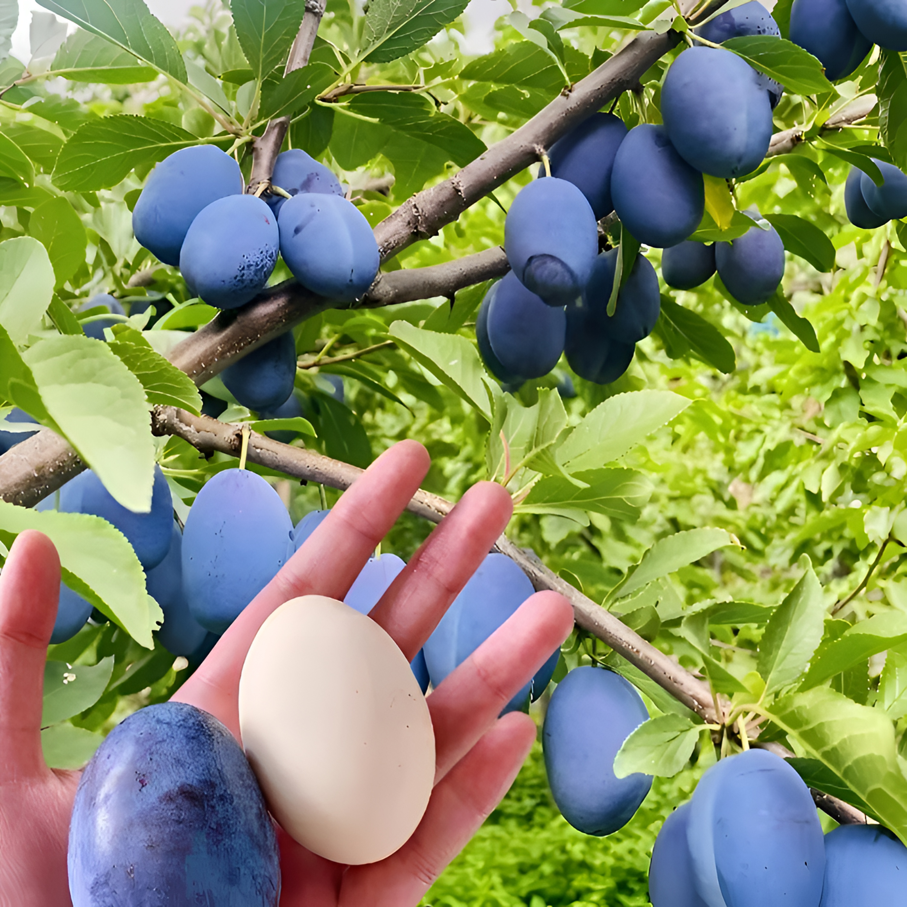 西梅树苗嫁接蓝蜜果树苗法兰西梅李子苗盆栽地栽南方北方栽植果树