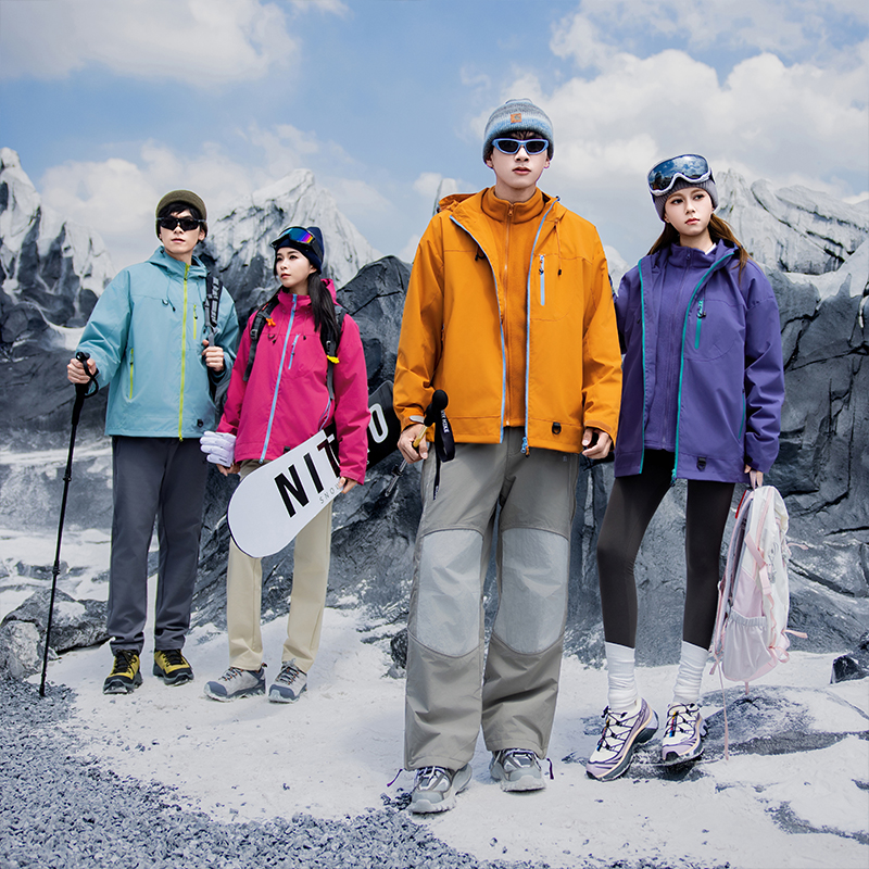 【一衣三穿】7870七型男女同款外套秋冬保暖多巴胺可拆卸内胆外套