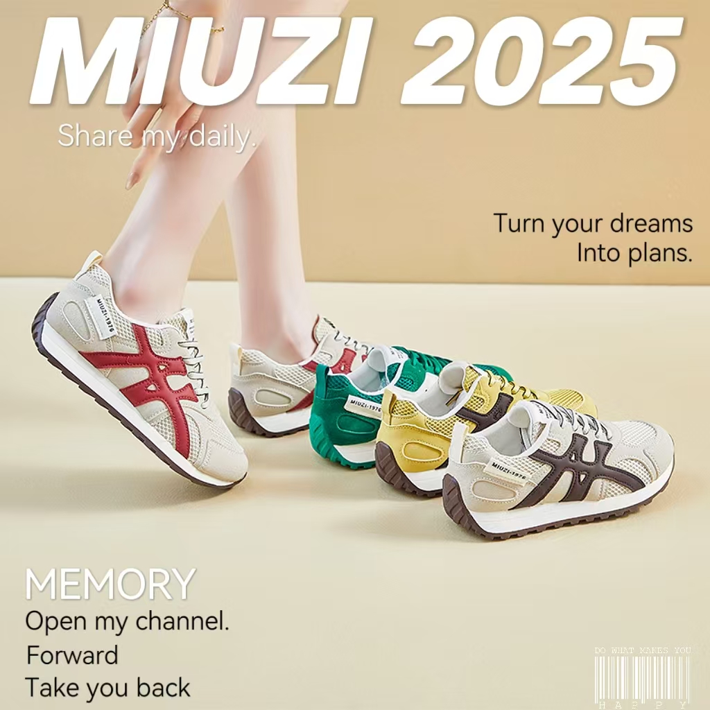 【外贸尾单】日系春夏新款阿甘鞋女潮跑步运动休闲百搭平底德训鞋