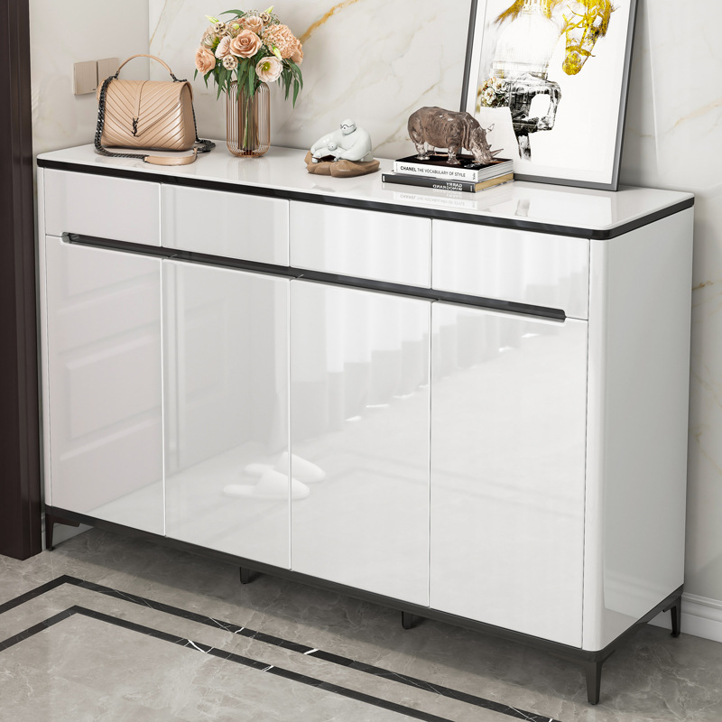 简约烤漆鞋柜家用进门口入户门厅玄关上档次新款爆款轻奢阳台柜