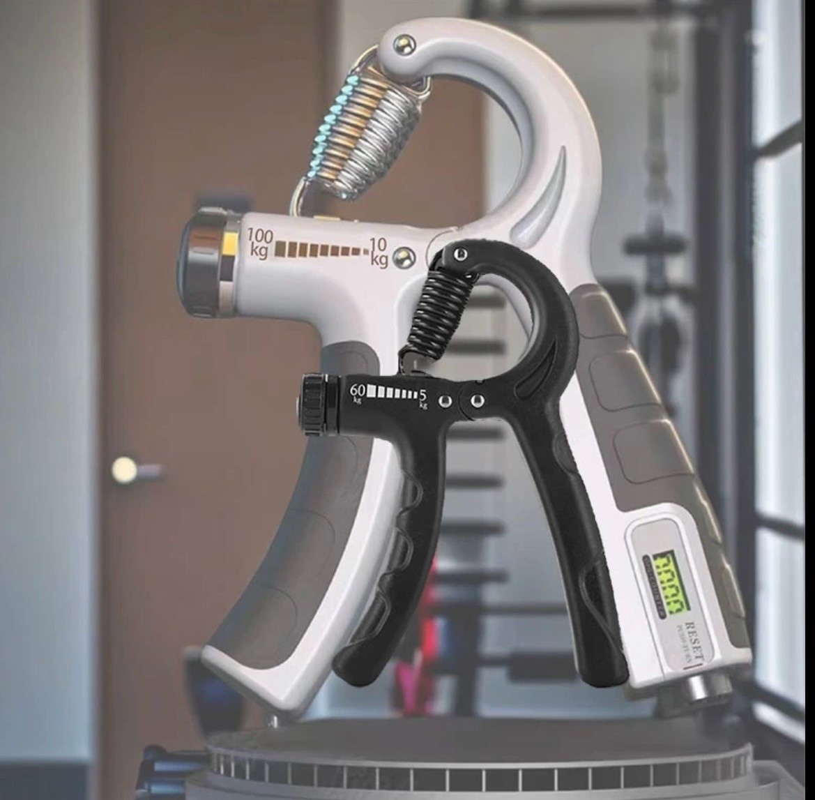 200公斤可调节计数握力器男高级训练臂肌手力指力学生训练健身器