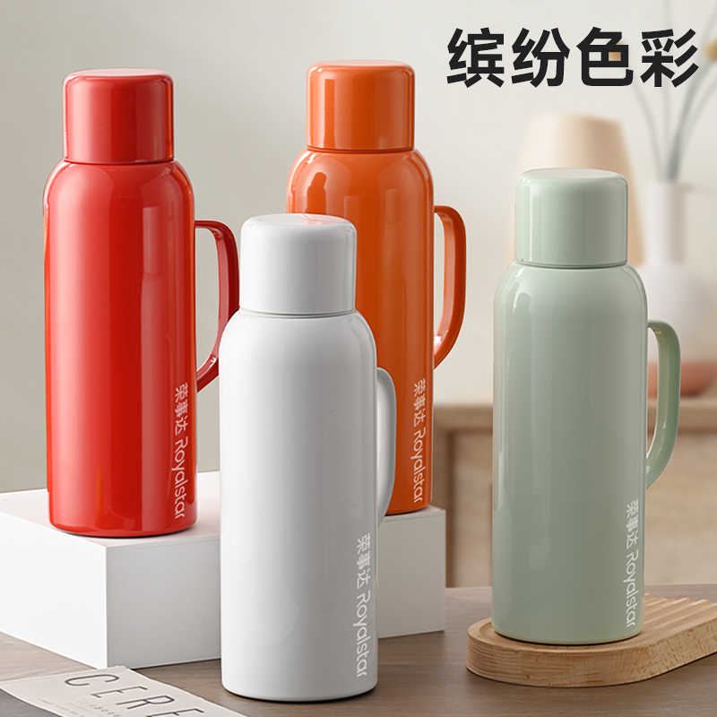 Royalstar巨无霸大容量温度速显不锈钢保温杯简约便携