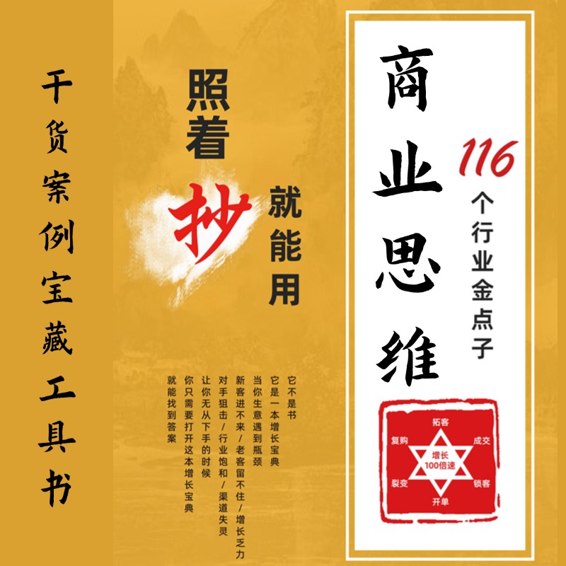 116个金点子商业思维
