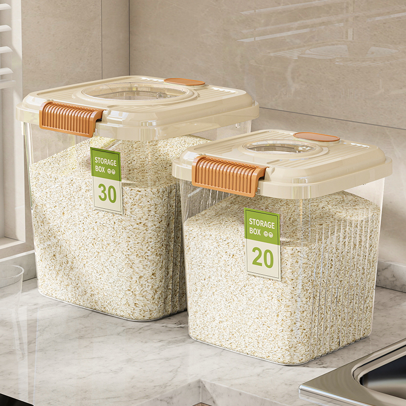 米桶家用2024新款防虫防潮密封厨房米箱米粮收纳盒米储存容器米缸